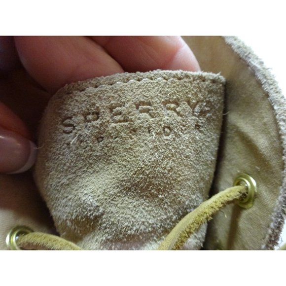 Sperry Top-Sider Stella Prow Women 9 M Ankle Wedge Bootie Suede Tan - Picture 8 of 8